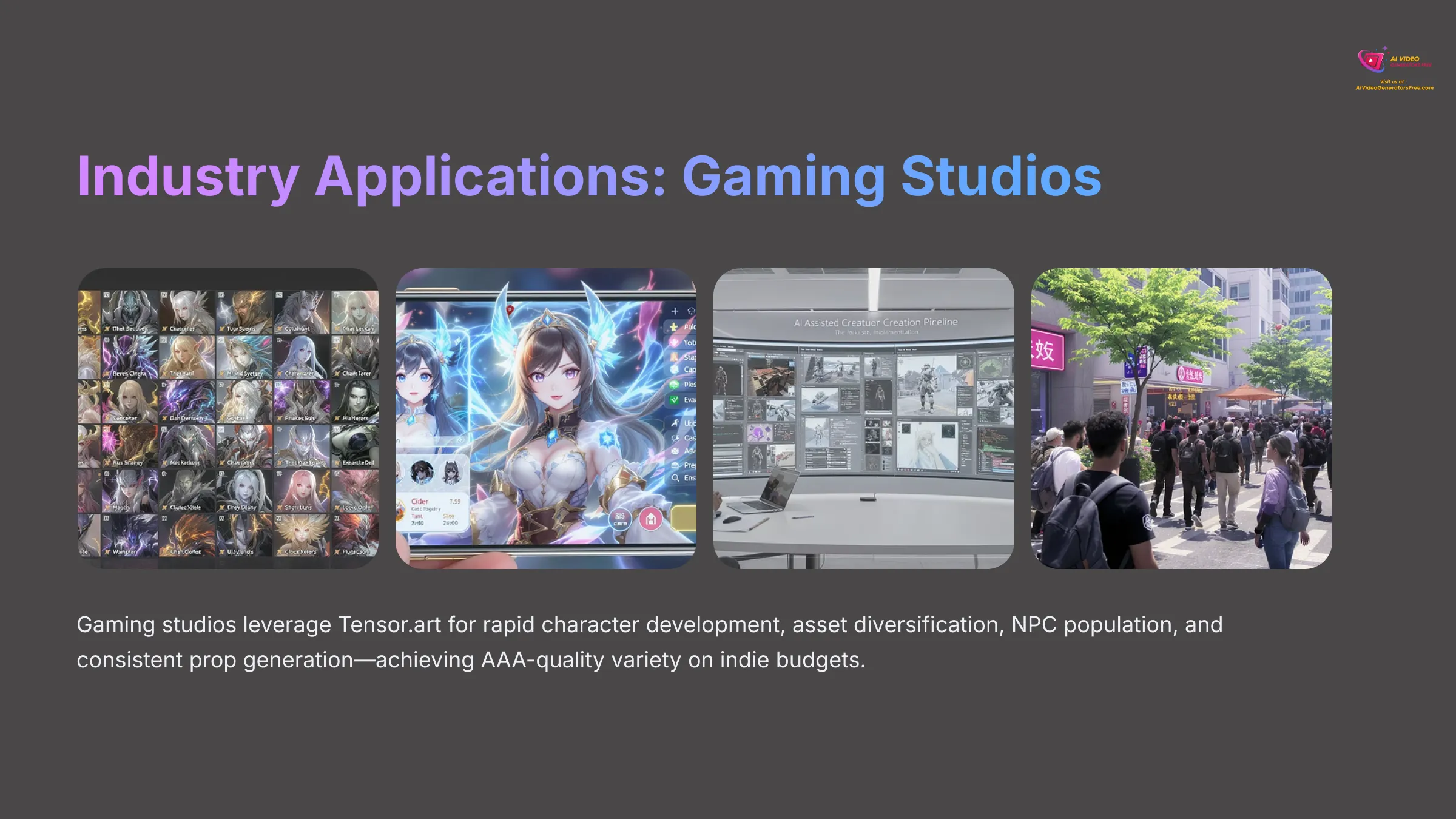 Industry Applications Gaming Studios
