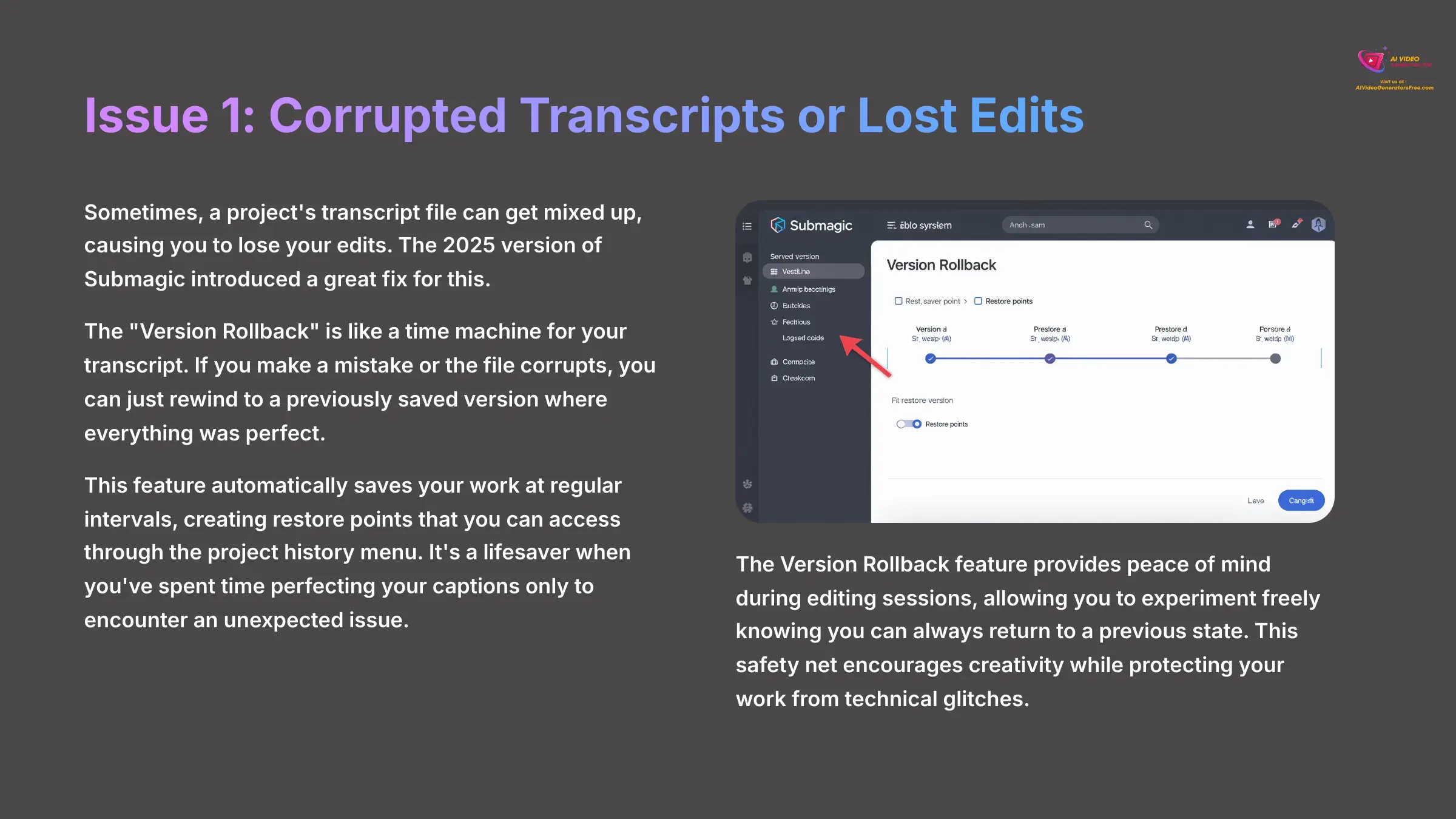 15_Issue-1-Corrupted-Transcripts-or-Lost-Edits_AI-video-generators-free_aivideogeneratorsfree.com_