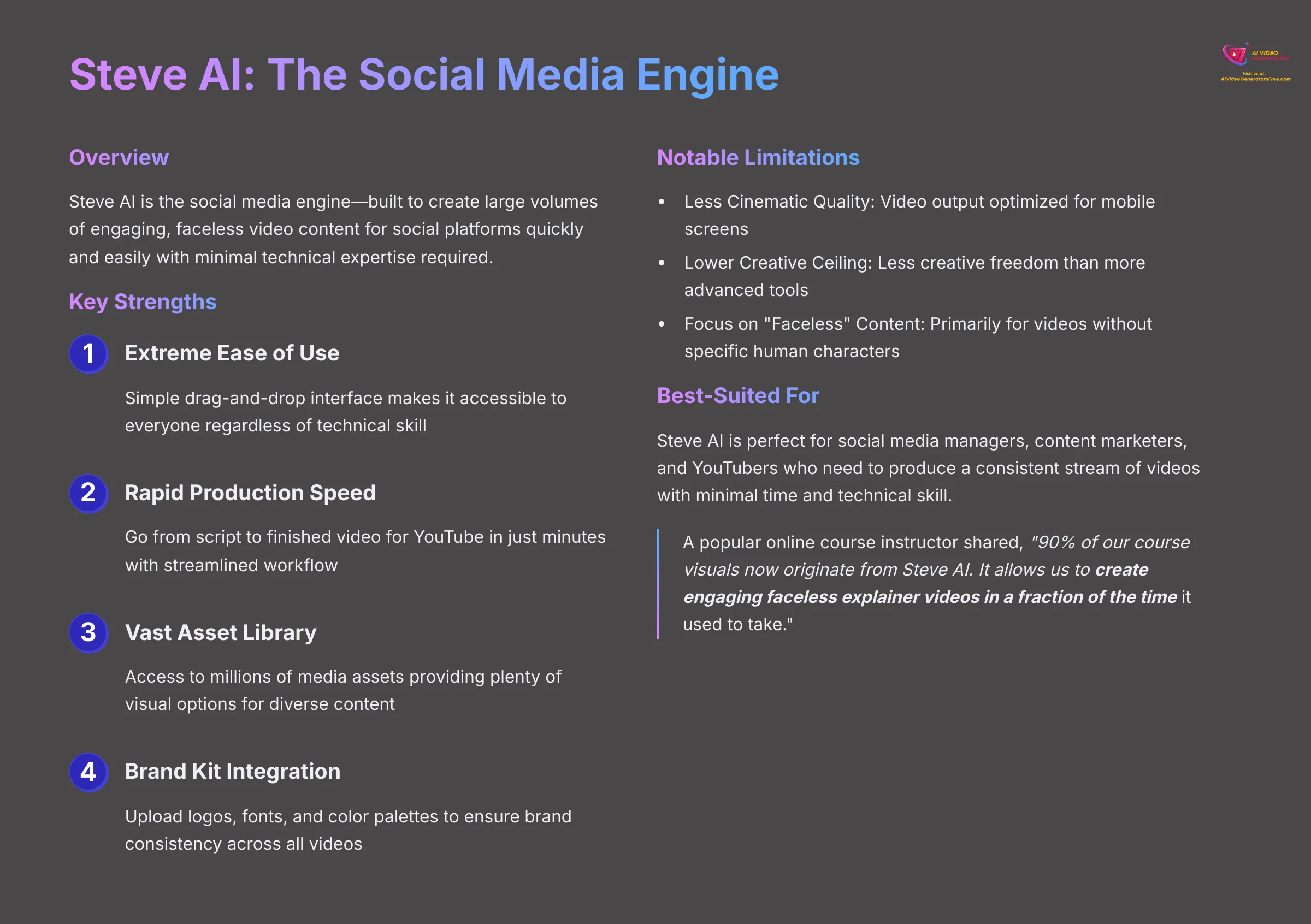 Steve AI Social Media Engine