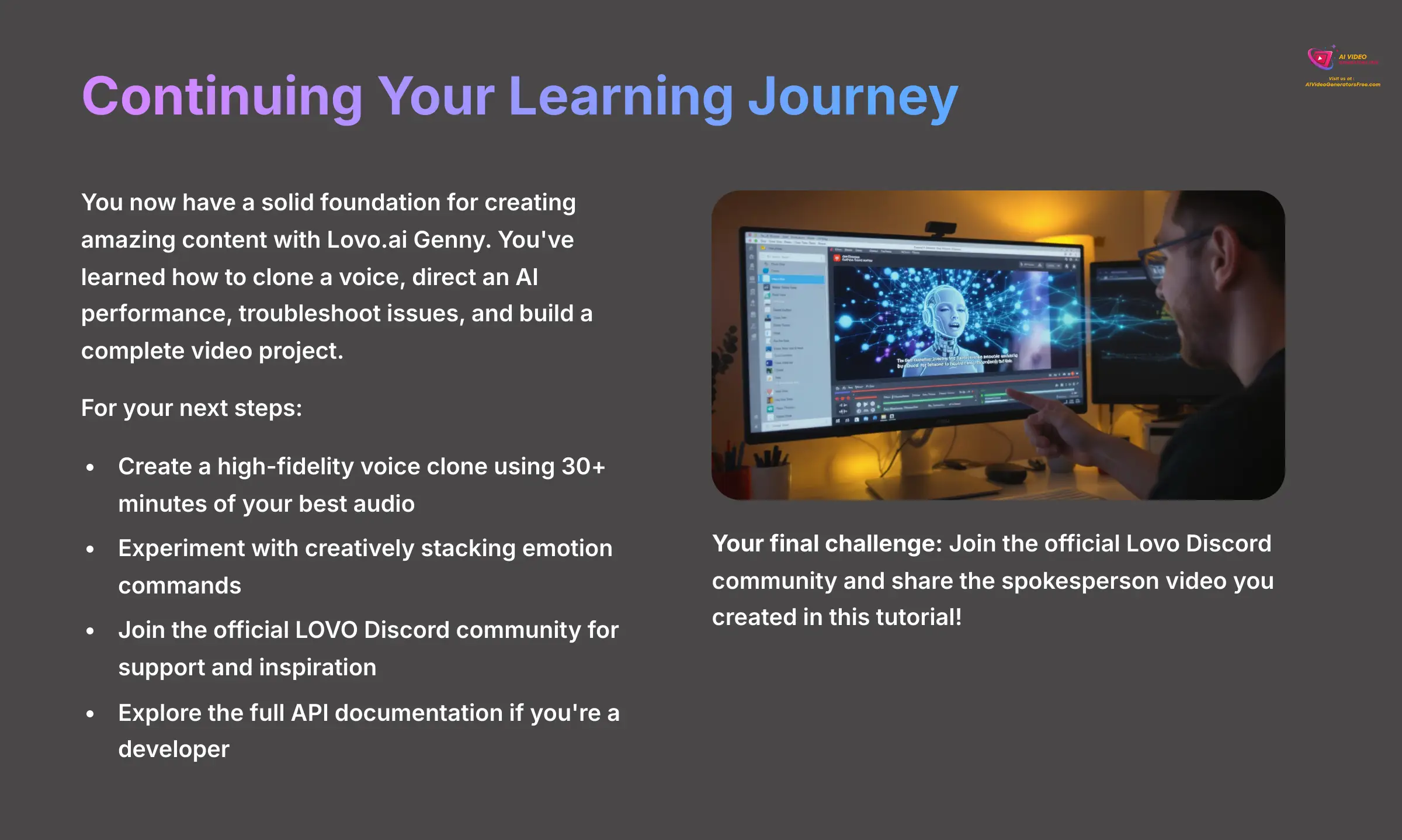 16_Continuing-Your-Learning-Journey_AI-video-generators-free_aivideogeneratorsfree.com_