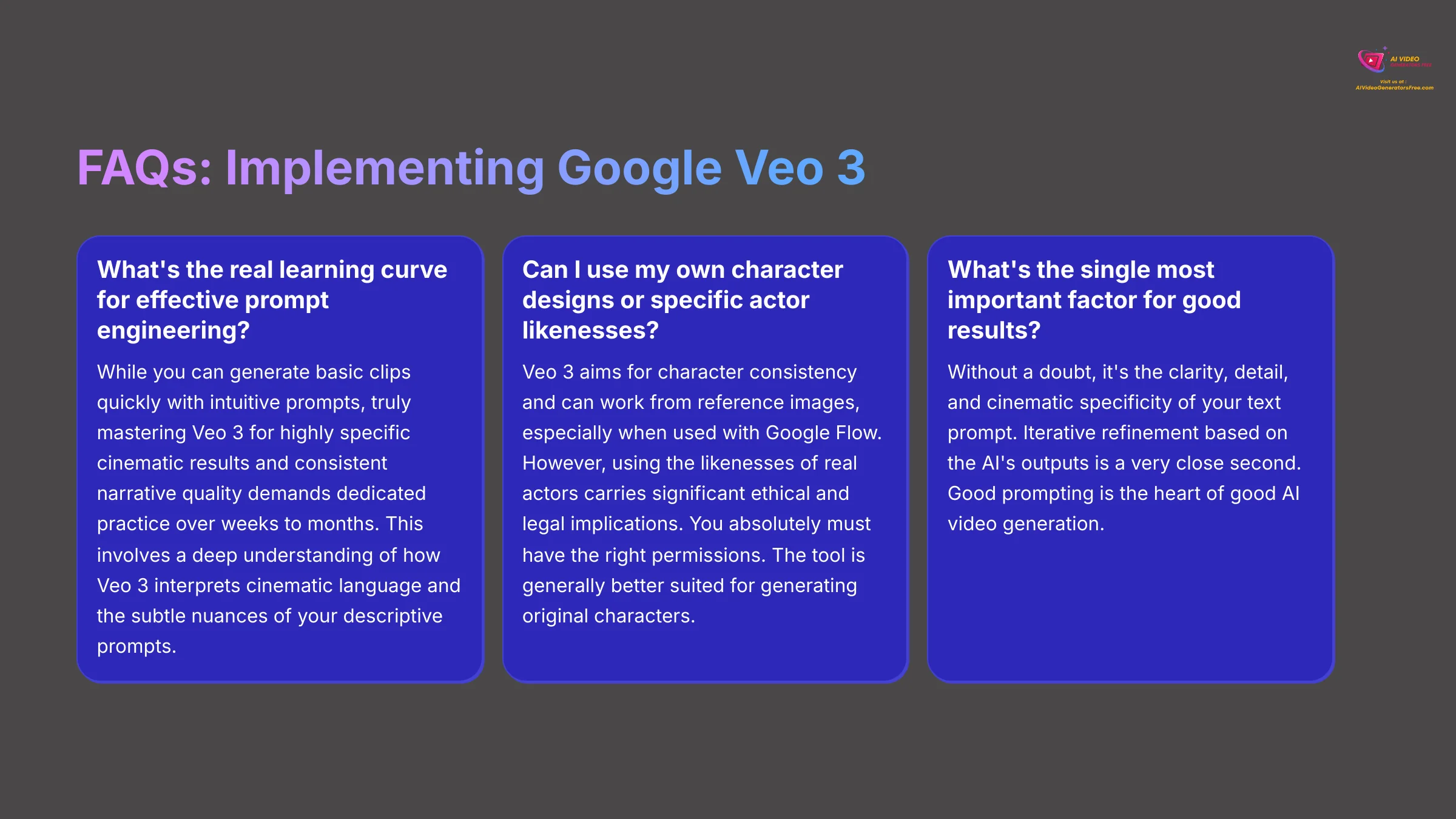 16_FAQs-Implementing-Google-Veo-3_AI-video-generators-free_aivideogeneratorsfree.com_