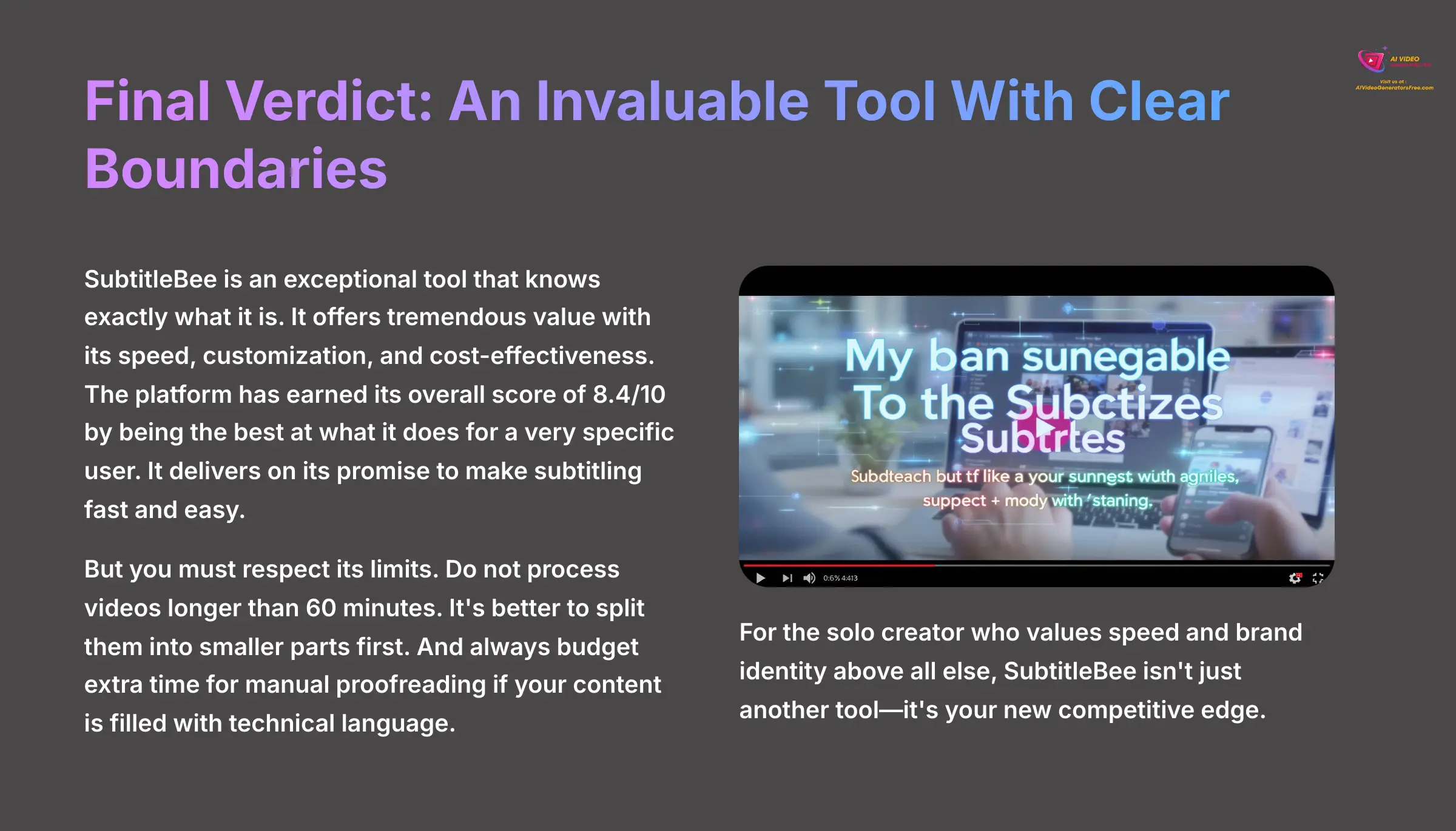 Final Verdict - An Invaluable Tool With Clear Boundaries
