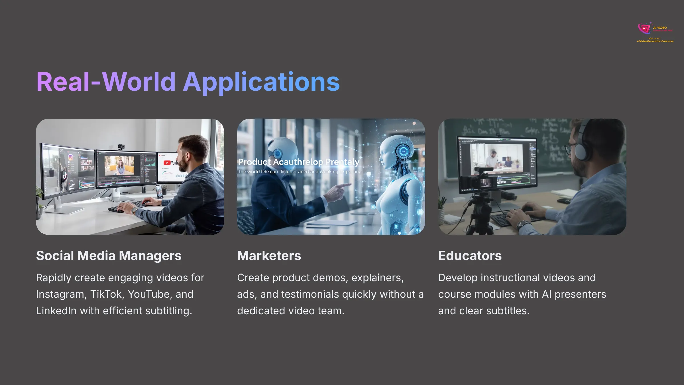 Real-World Applications of Veed.io