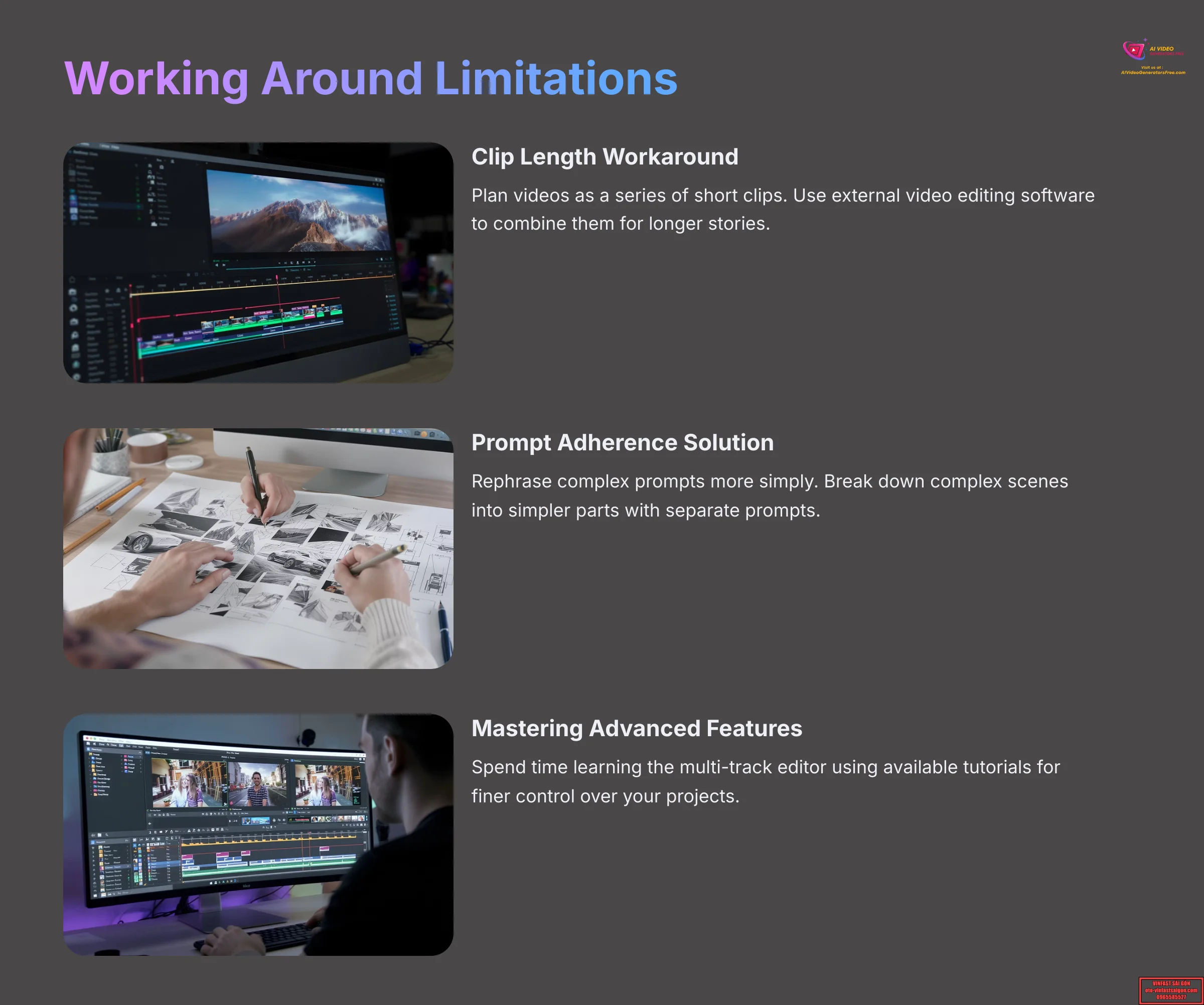 Working Around Limitations - AI Video Generators Free