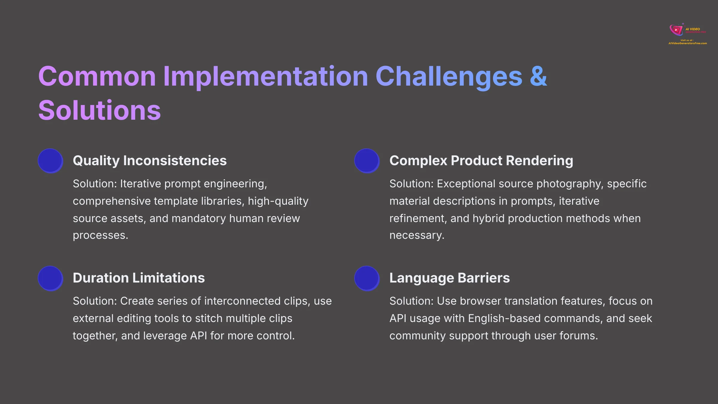 17_Common-Implementation-Challenges-and-Solutions_AI-video-generators-free_aivideogeneratorsfree.com_