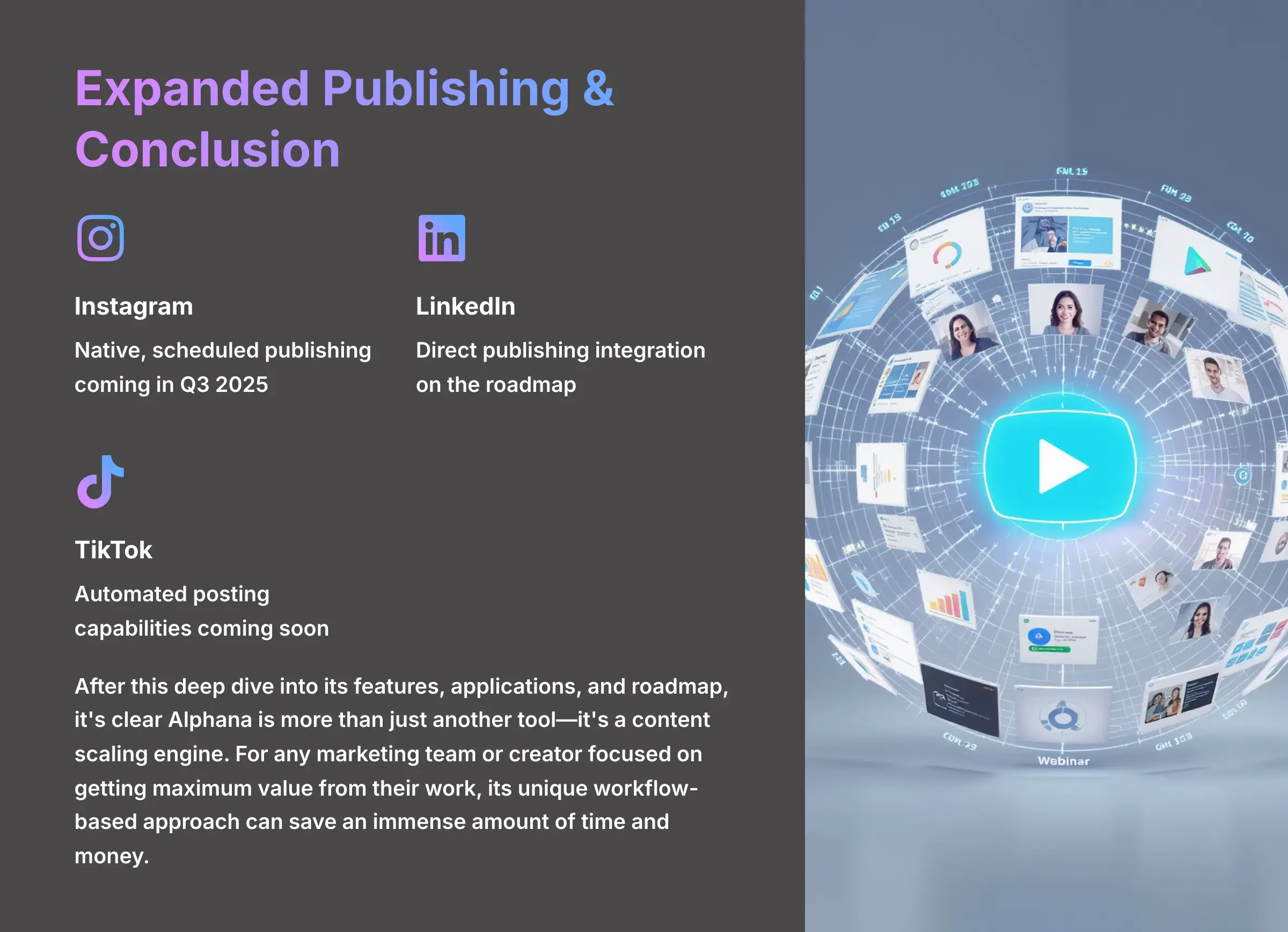 Expanded Publishing and Conclusion
