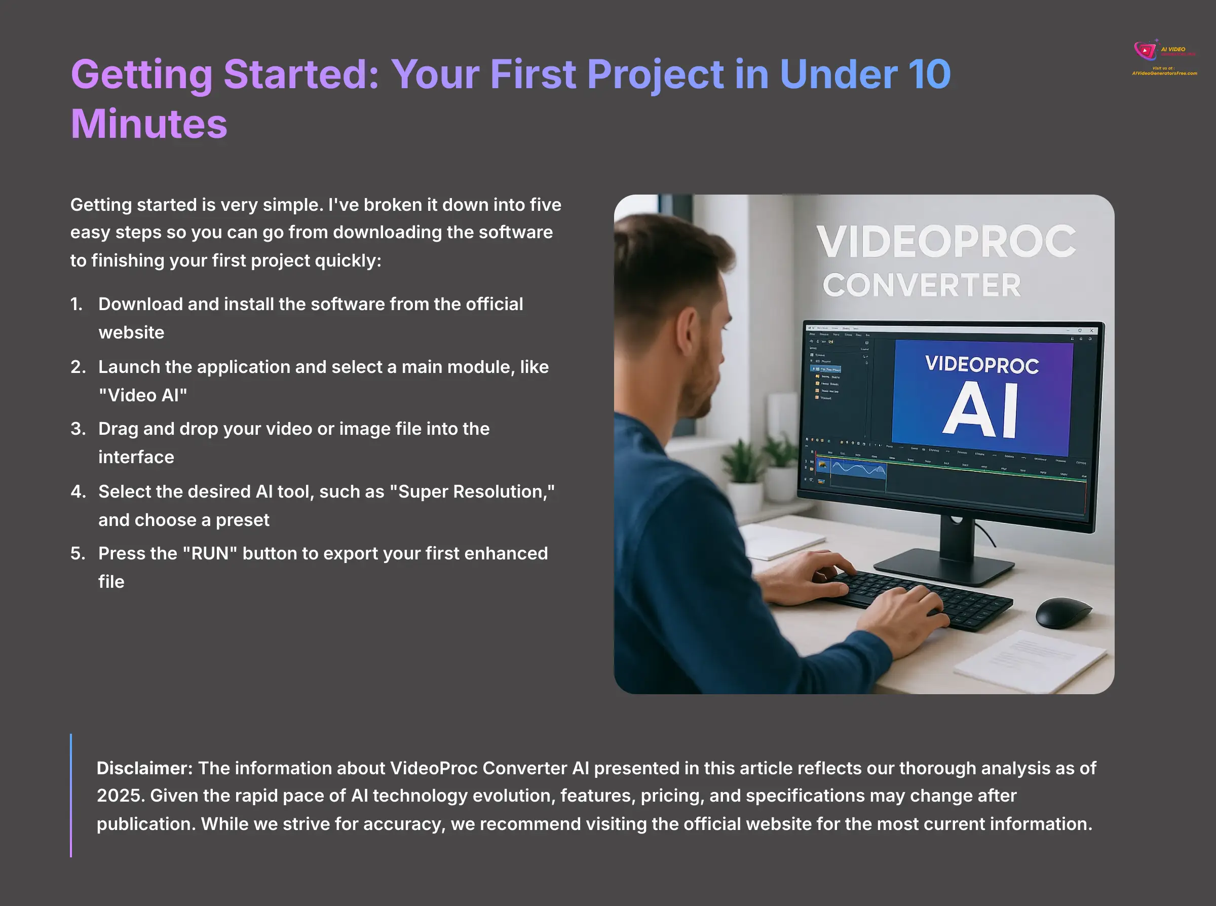 Getting Started - Your First Project in Under 10 Minutes