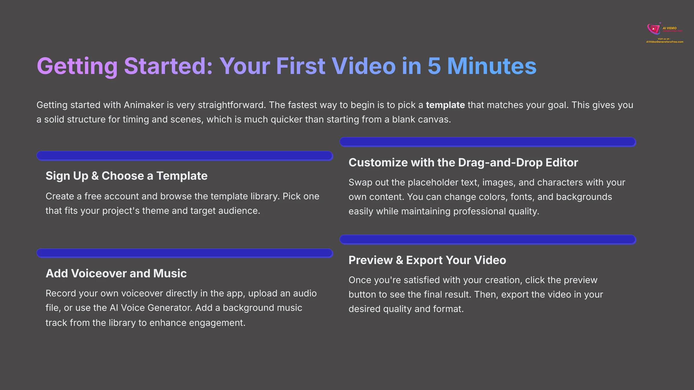 17_Getting-Started-Your-First-Video-in-5-Minutes_AI-video-generators-free_aivideogeneratorsfree.com_