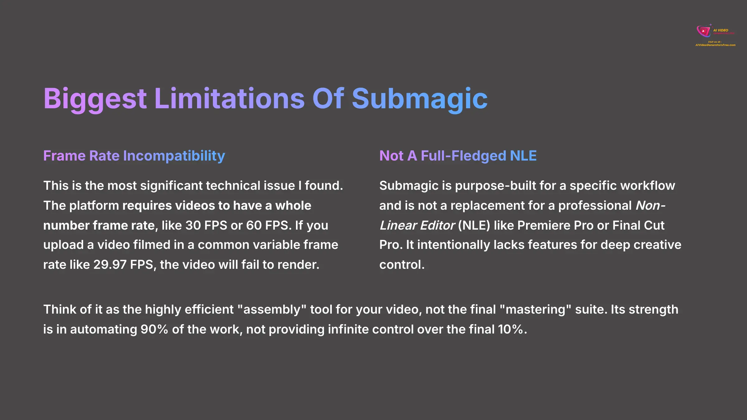 Biggest Limitations Of Submagic