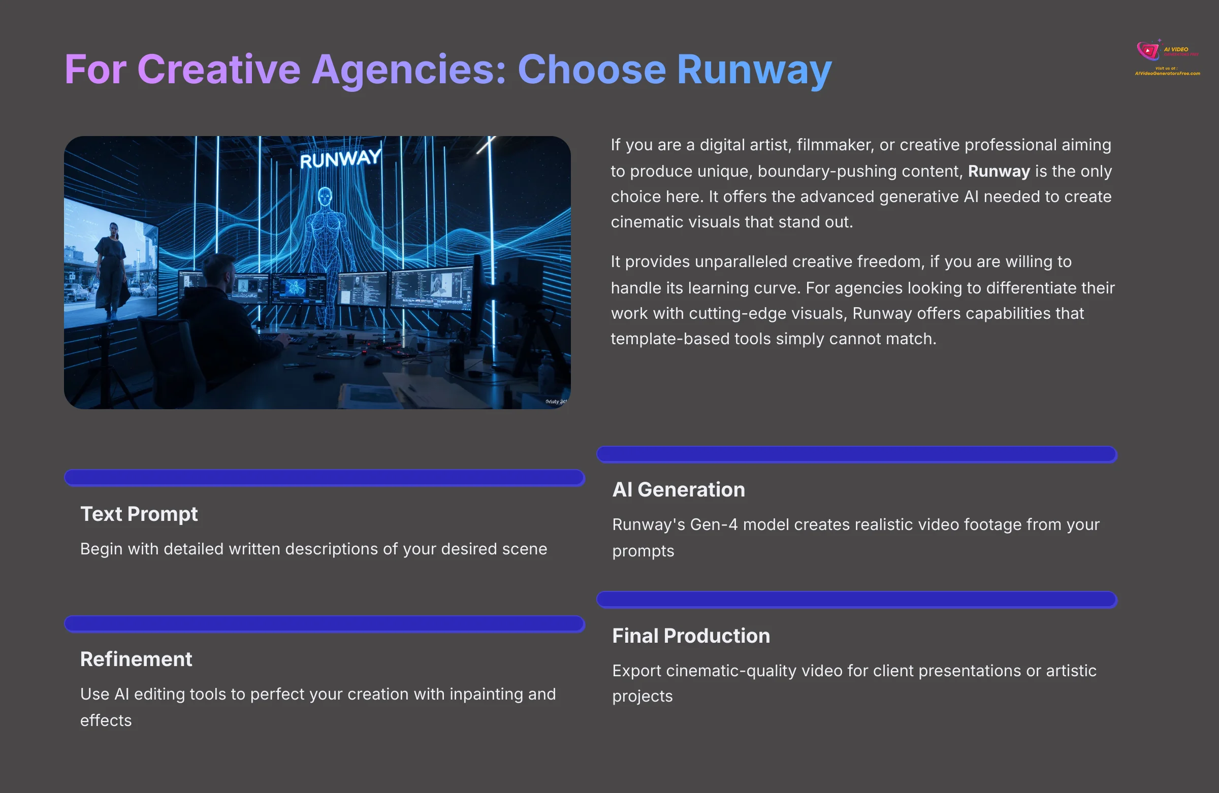 For Creative Agencies Choose Runway