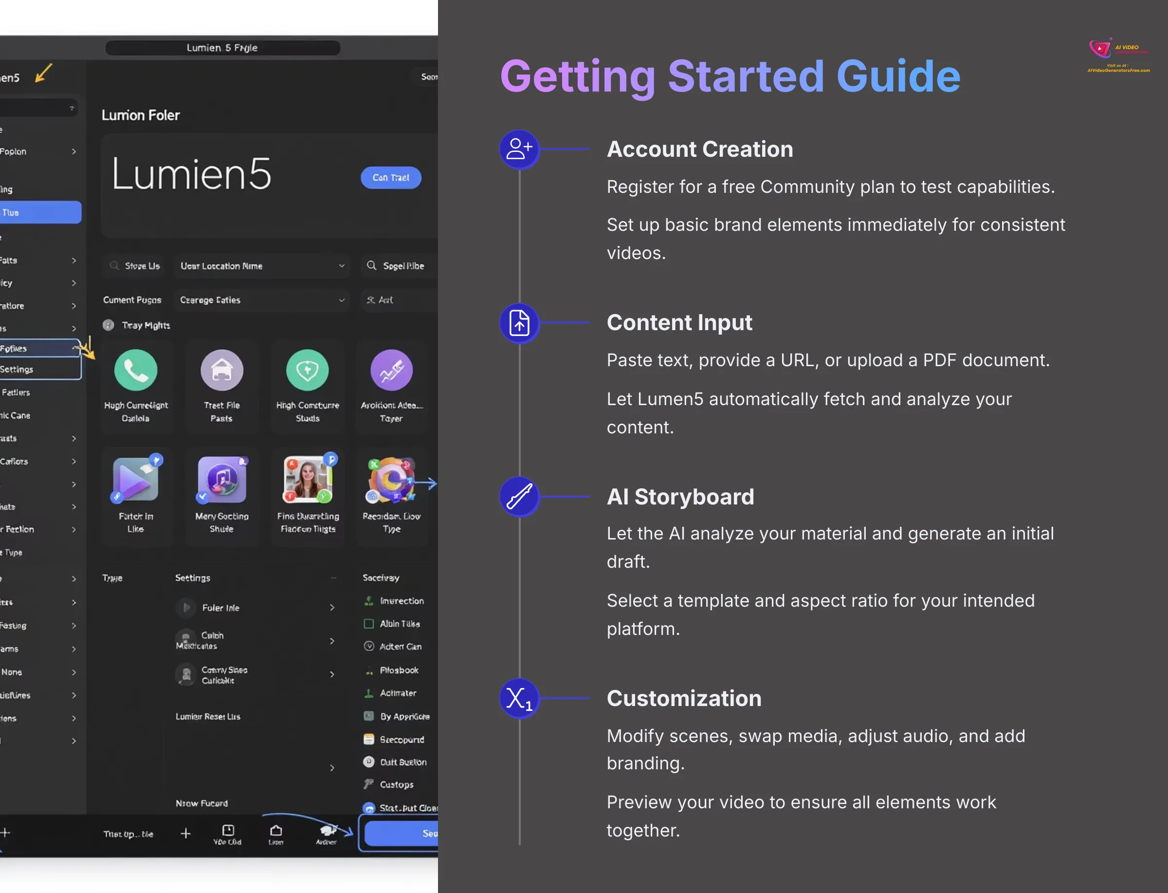 A quick guide to getting started with Lumen5