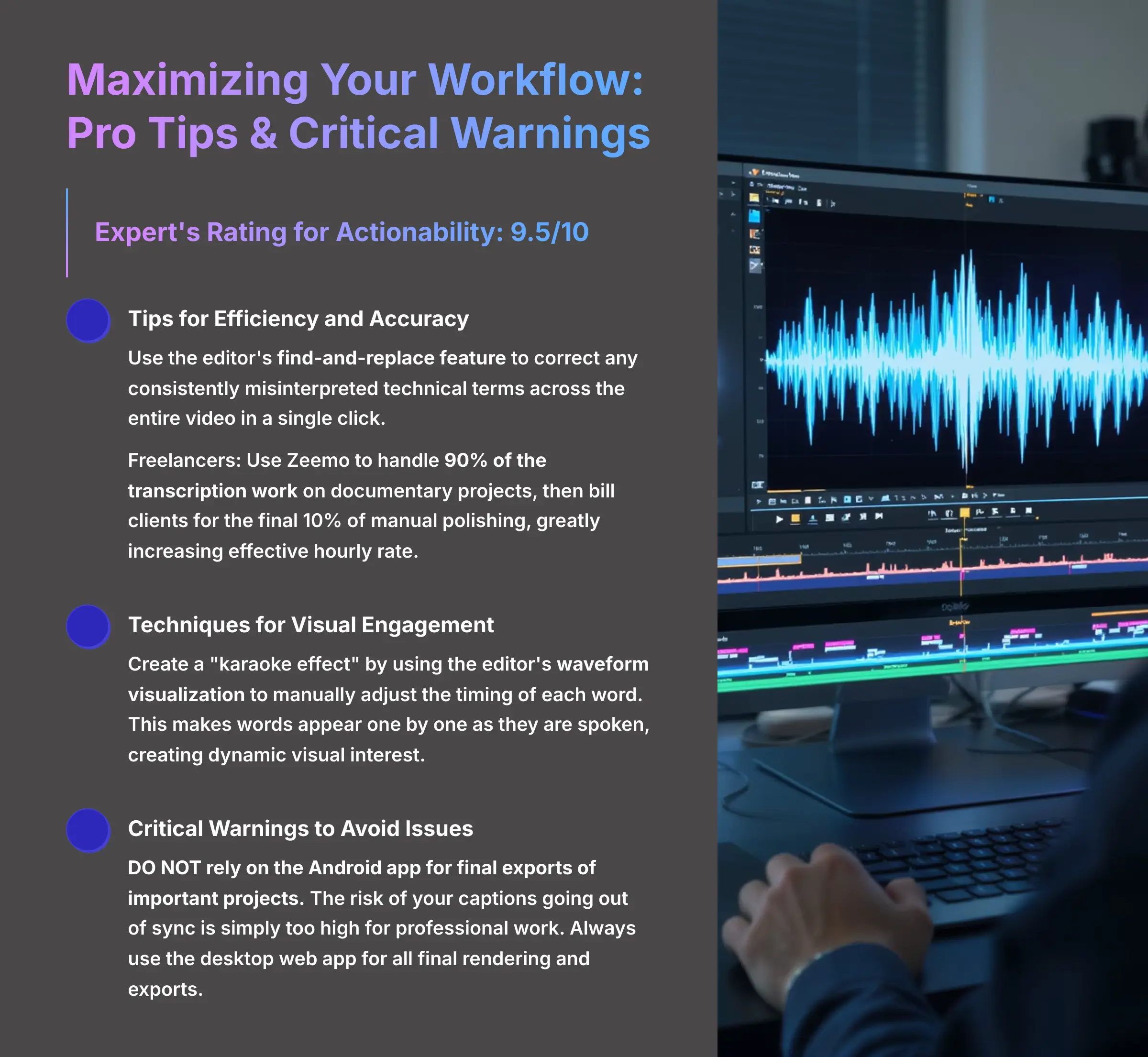 Maximizing Your Workflow Pro Tips and Critical Warnings