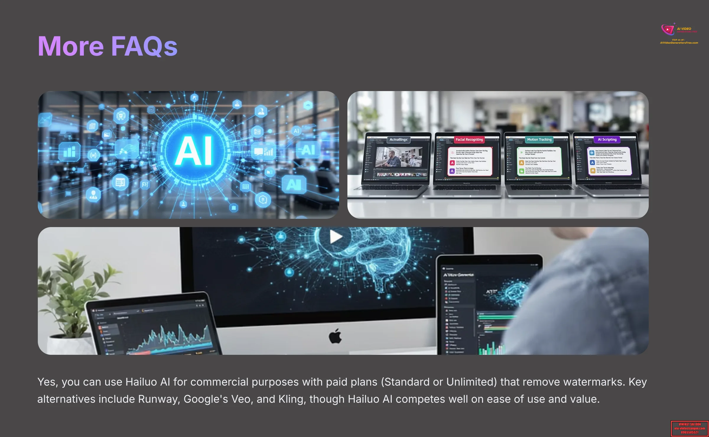 More FAQs - AI Video Generators Free