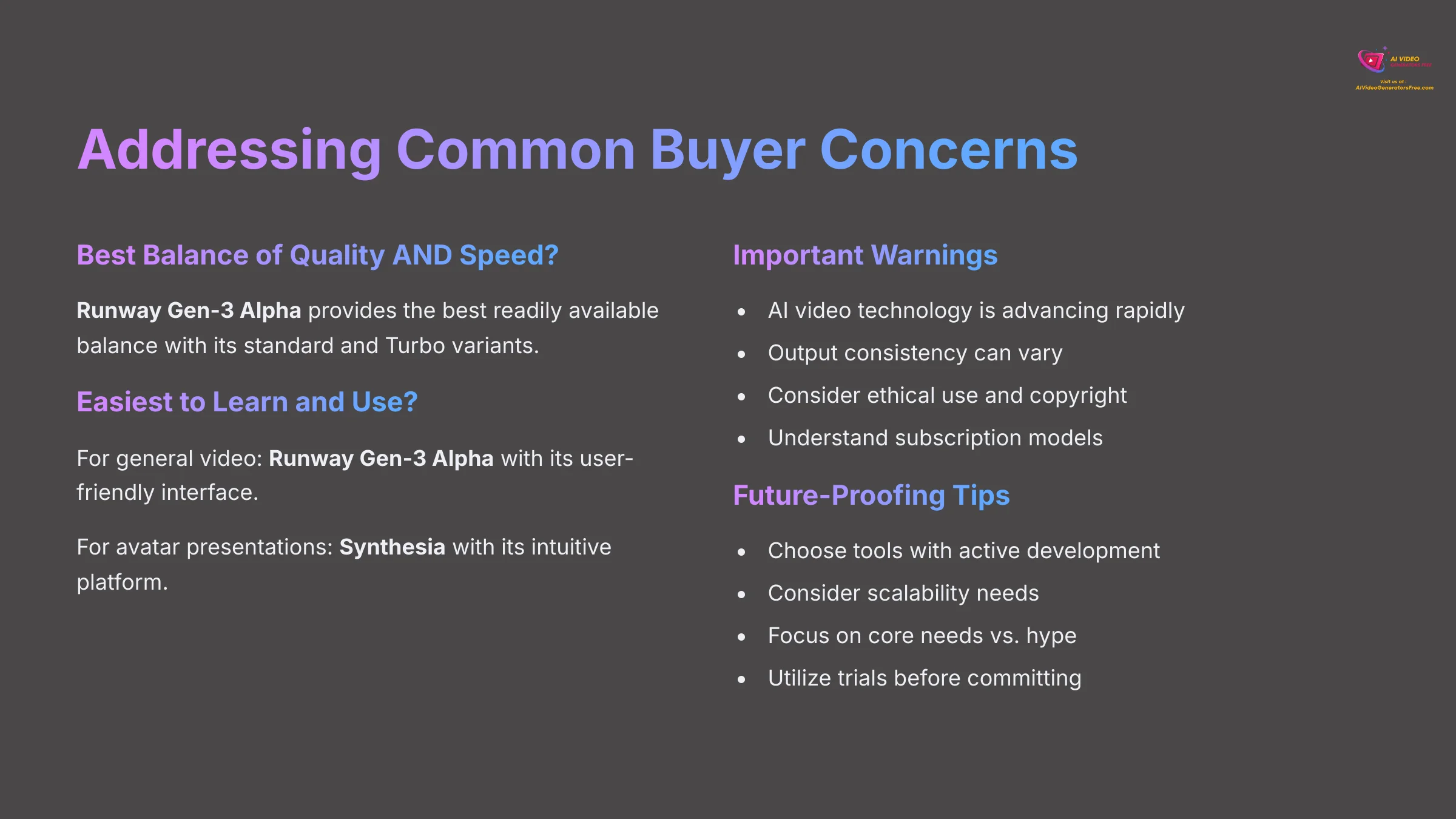 Addressing Common Buyer Concerns