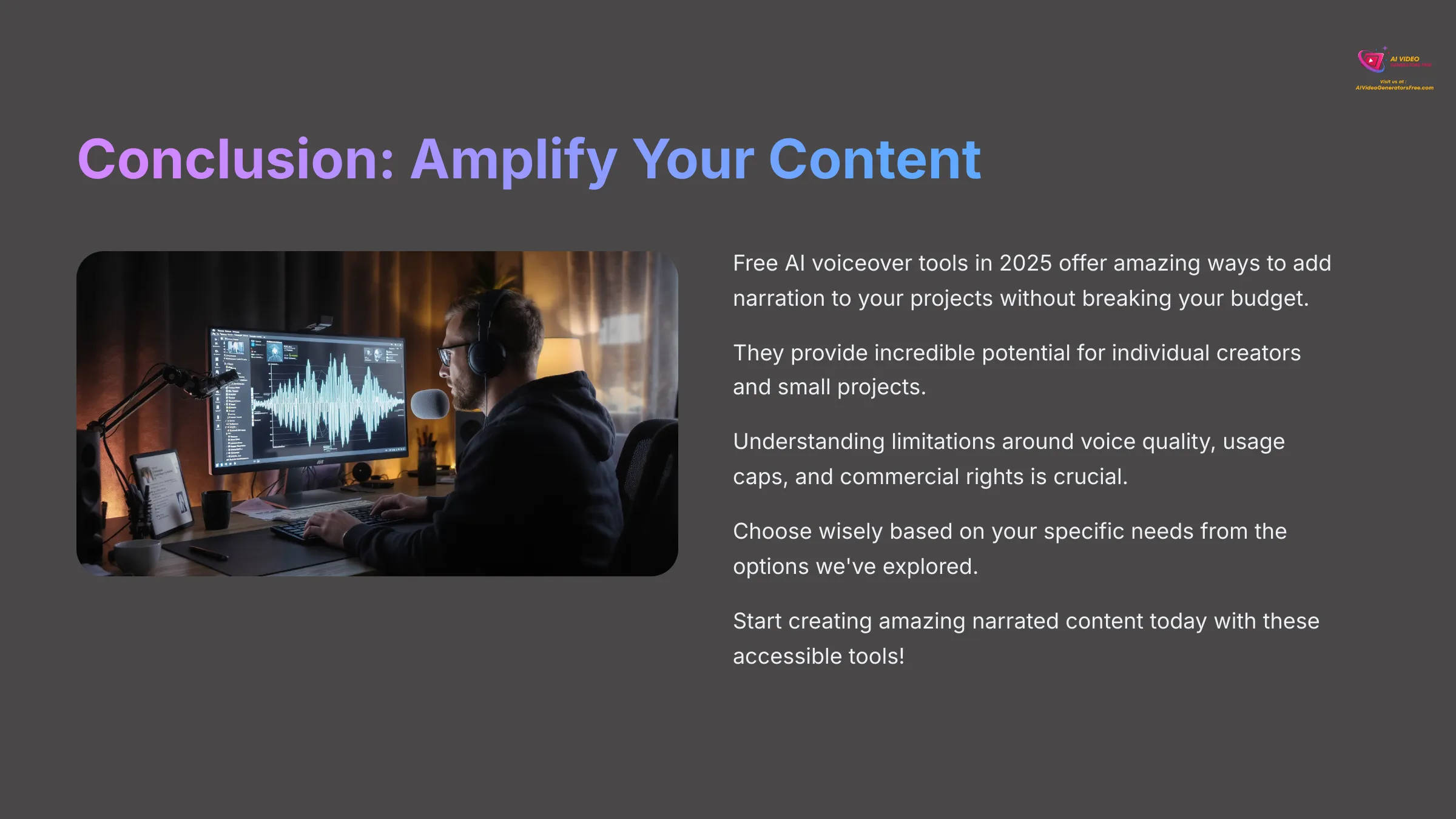 Conclusion Amplify Your Content