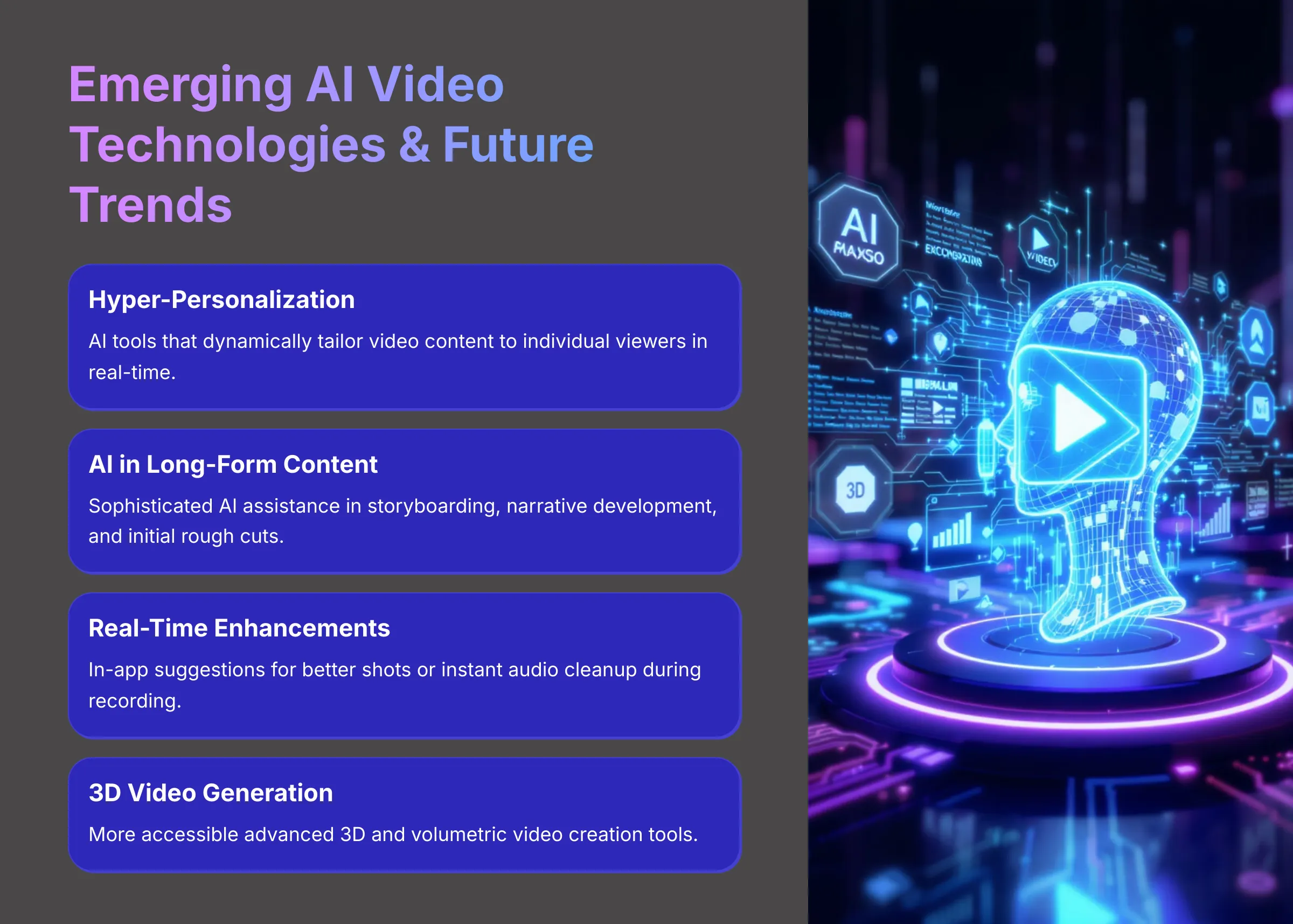 Emerging AI Video Technologies and Future Trends