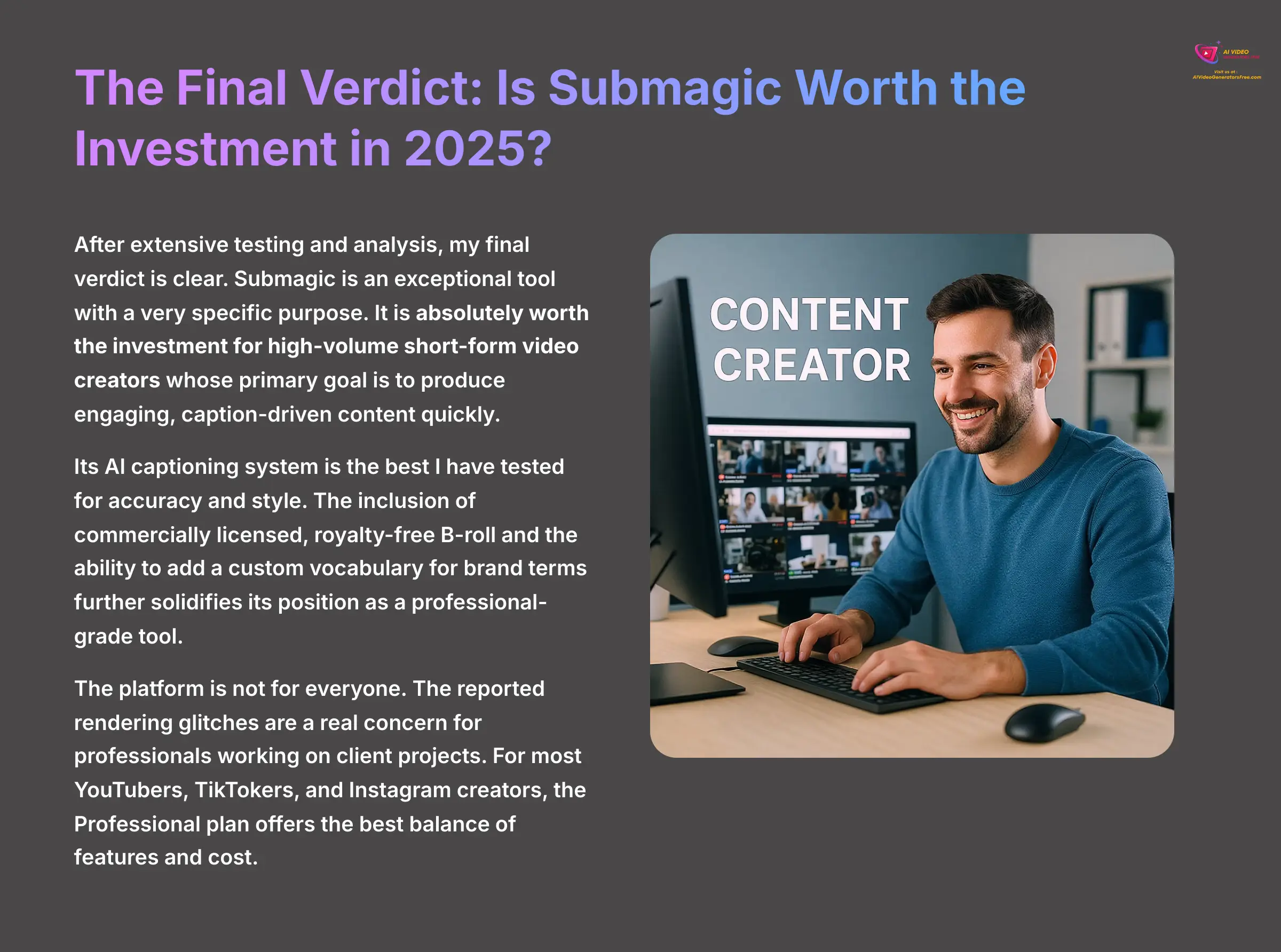 The Final Verdict Is Submagic Worth the Investment in 2025