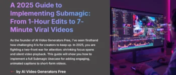 Submagic Usecase: Adding Engaging, Animated Captions to Short-Form Videos: Go Viral Faster in 2025