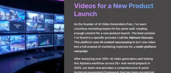 Alphana Usecase: How to Generate 30+ Promotional Videos for a New Product Launch [2025 Implementation Guide]