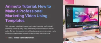 Animoto Tutorial (2025): How to Make a Professional Marketing Video Using Templates