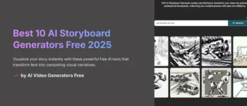 Best 10 AI Storyboard Generators Free 2025: Visualize Your Story Instantly
