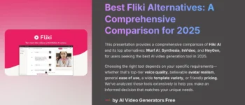 Best Fliki Alternatives: A Comprehensive Comparison for 2025