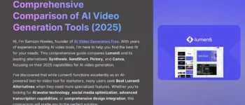 Best Lumen5 Alternatives: Comprehensive Comparison of AI Video Generation Tools (2025)