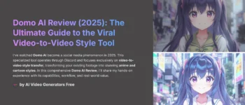 Domo AI Review (2025): The Ultimate Guide to the Viral Video-to-Video Style Tool