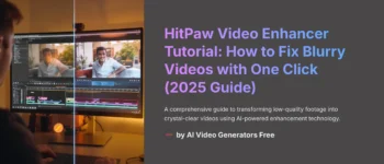 HitPaw Video Enhancer Tutorial: How to Fix Blurry Videos with One Click (2025 Guide)