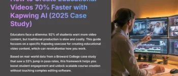 KapWing Usecase: Creating Educational Video Content for Online Courses: Boost Efficiency 70% in 2025