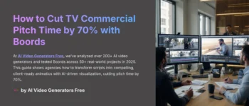 Boords Usecase: Creating a Storyboard for a TV Commercial Pitch: Cut Time 70% with Our 2025 Agency Guide