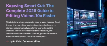 KapWing Tutorial: How to Use Smart Cut to Automatically Remove Silences: 2025 Guide