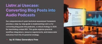 Listnr.ai Usecase: Converting Blog Posts into Audio Podcasts: Unlock 90% Efficiency & New Audiences