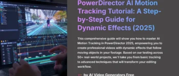 PowerDirector Tutorial: How to Use AI Motion Tracking for Dynamic Effects: Your 2025 Masterclass