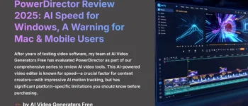 PowerDirector Review 2025: AI Speed for Windows, A Warning for Mac & Mobile Users