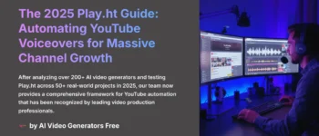 Play.ht Usecase: Generating AI Voiceovers for YouTube Automation Channels: 2025 Guide for Scale