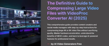 VideoProc Converter AI Tutorial: How to Convert and Compress Large Video Files (2025)