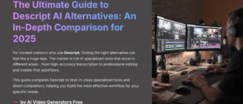 Best Descript AI Alternatives: Your Ultimate 2025 Guide and Comparison