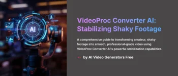 VideoProc Converter AI Usecase: Stabilizing Shaky Handheld Video Footage for 2025