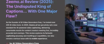 Zeemo.ai Review (2025): The Undisputed King of Captions… With One Major Flaw?