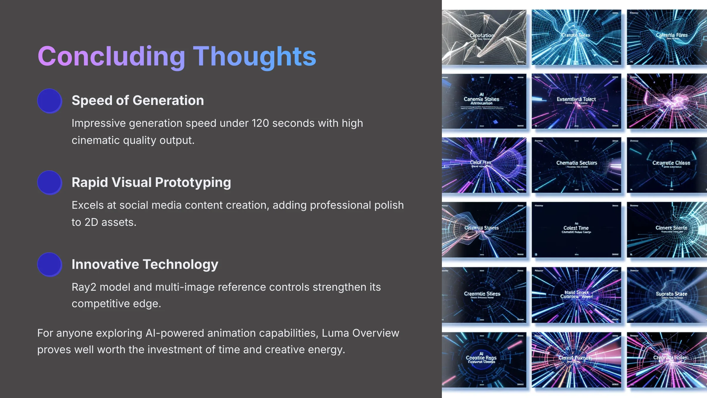 Concluding Thoughts