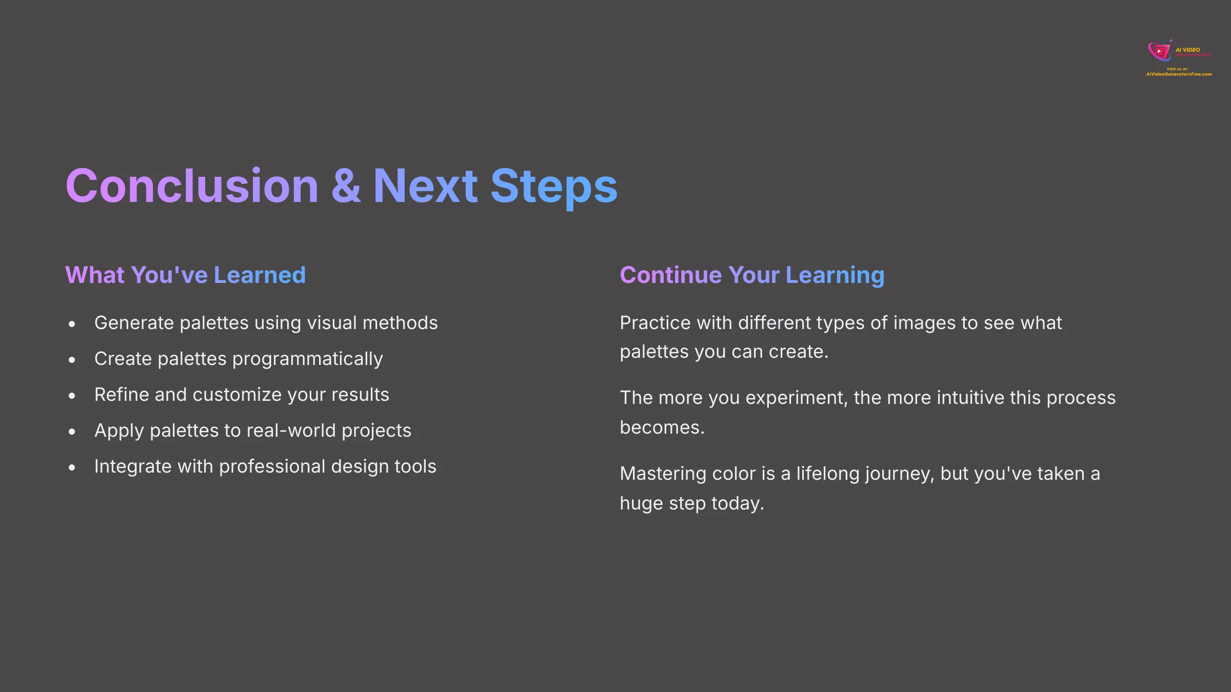 20_Conclusion-and-Next-Steps_AI-video-generators-free_aivideogeneratorsfree.com_