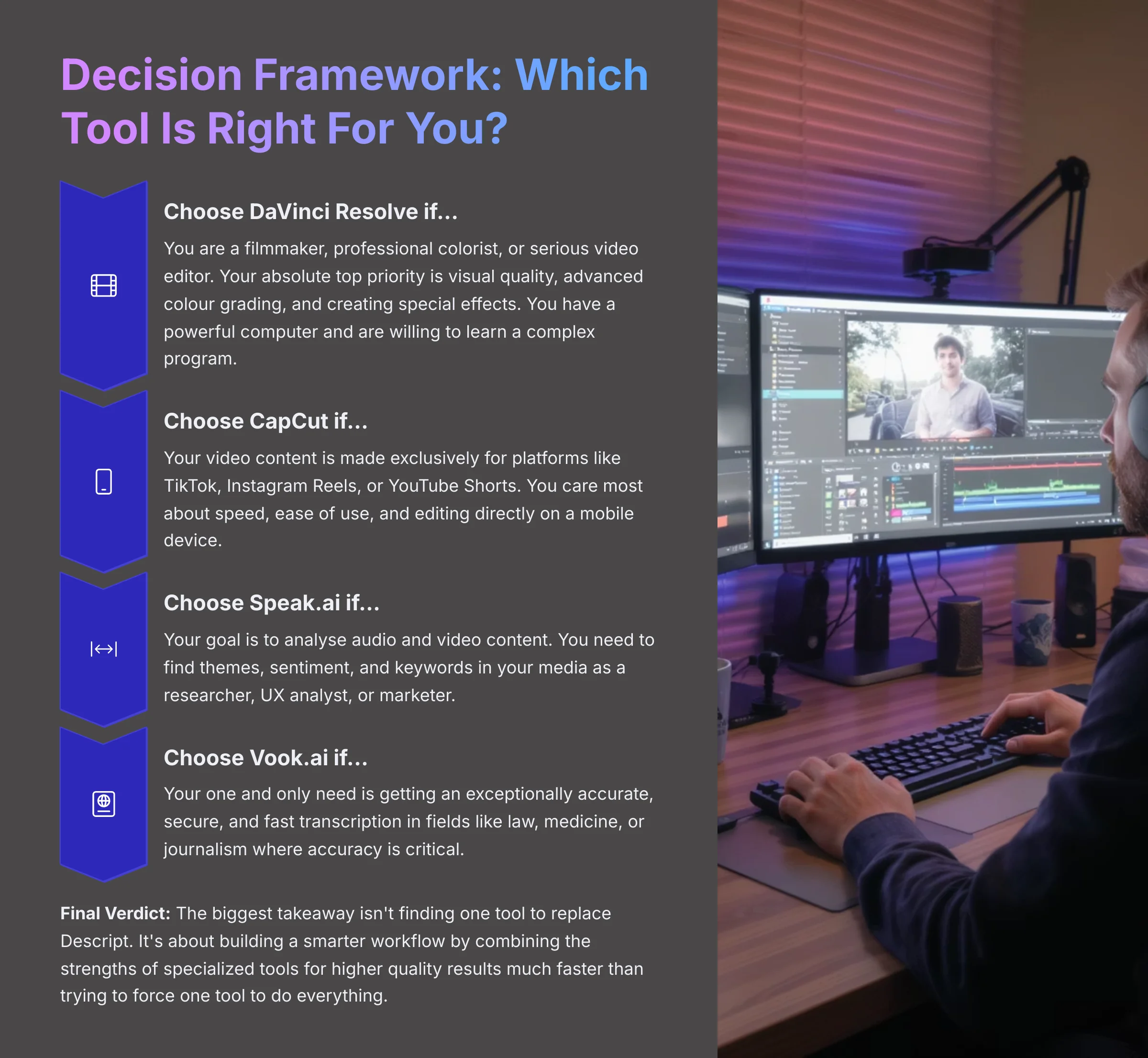 Decision Framework - Which Tool Is Right For You?