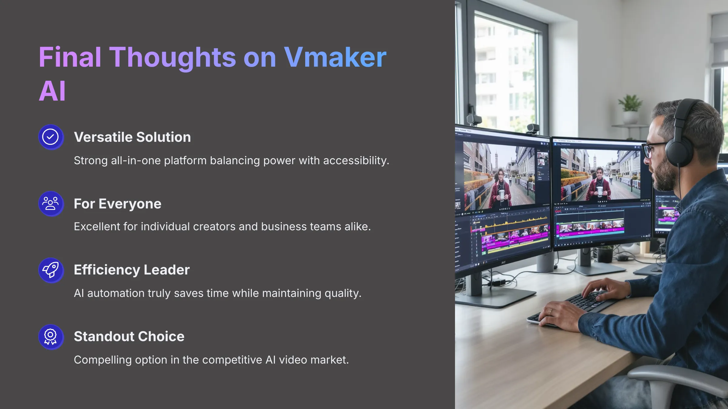 Final Thoughts on Vmaker AI