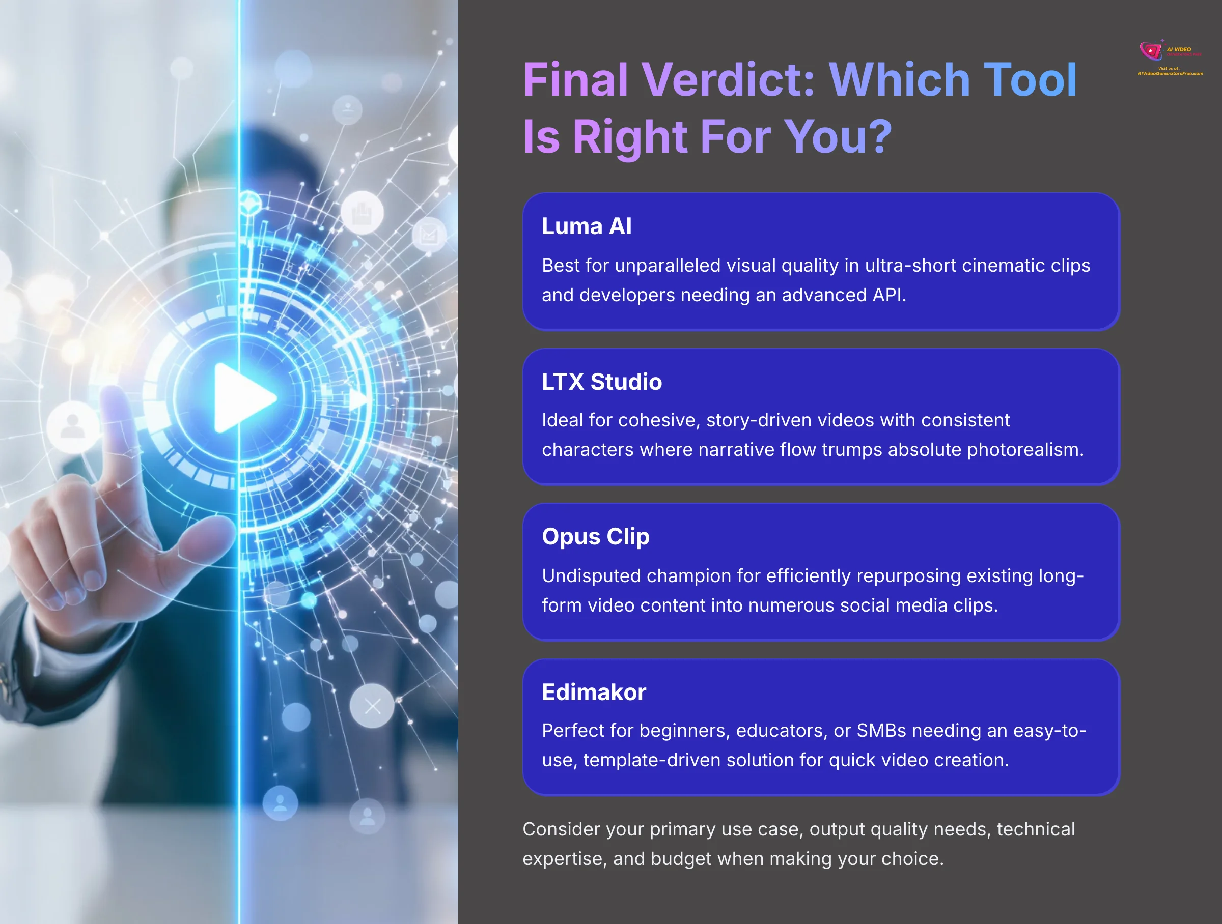 Final Verdict Which Tool Is Right For You