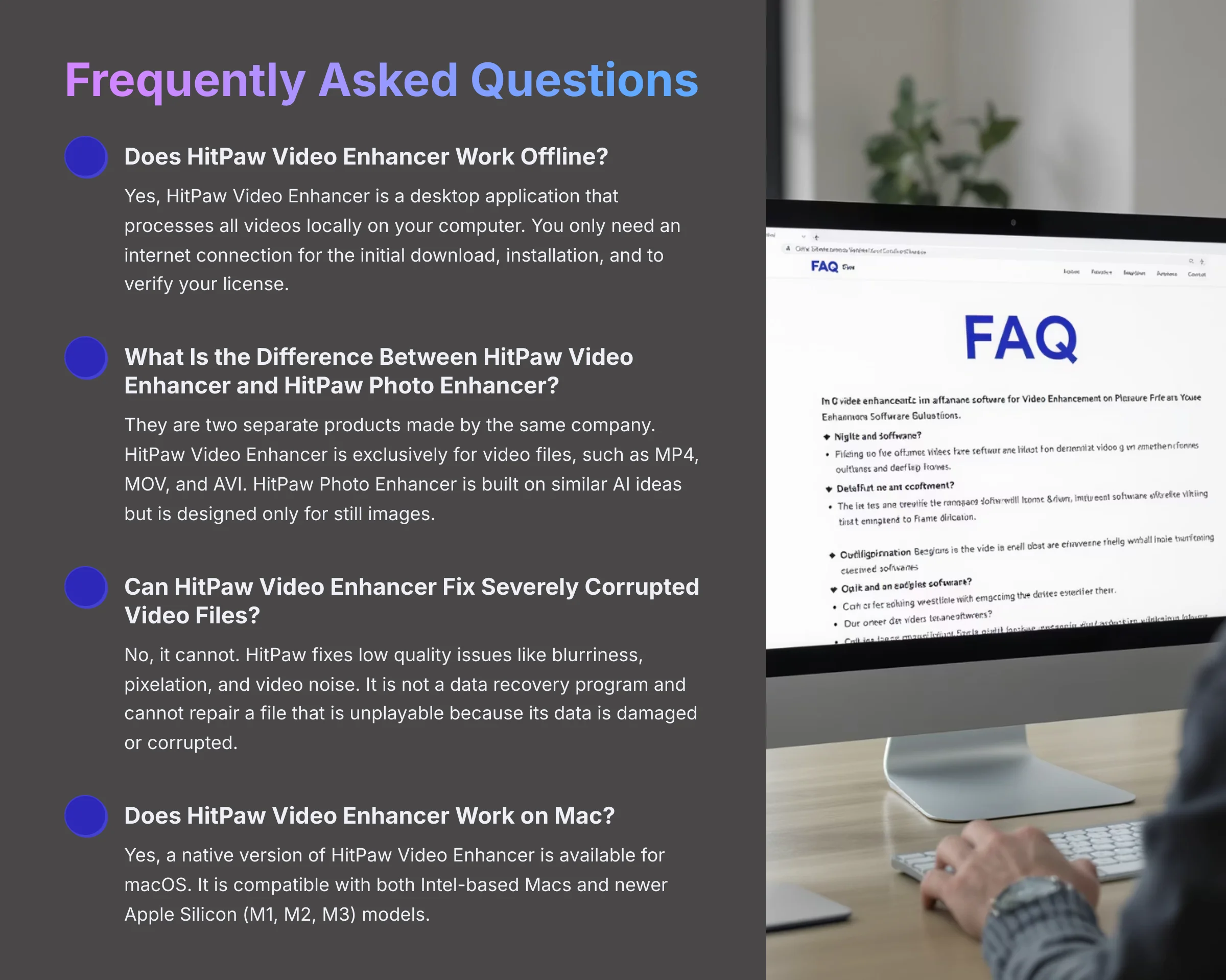 Frequently Asked Questions About HitPaw Video Enhancer