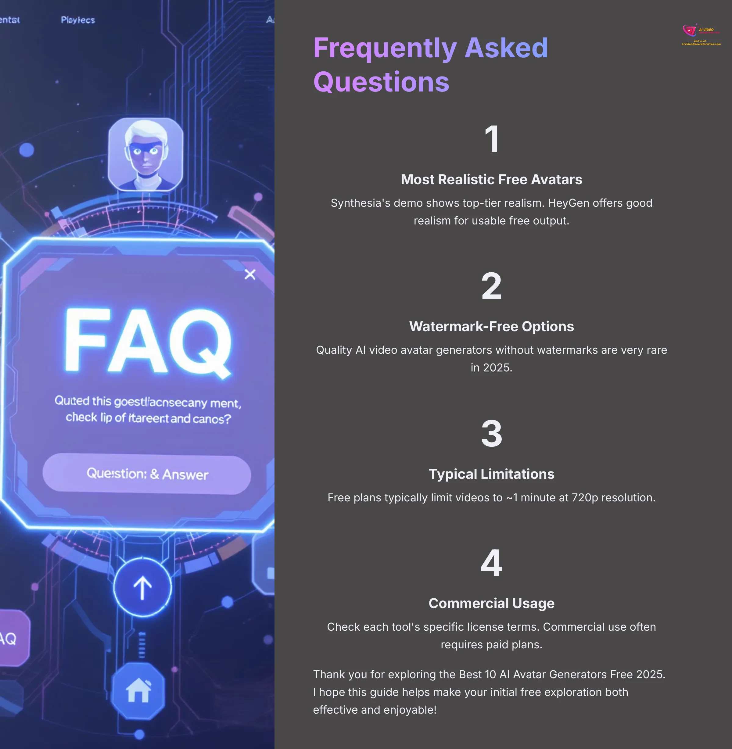 Frequently Asked Questions AI video generators free