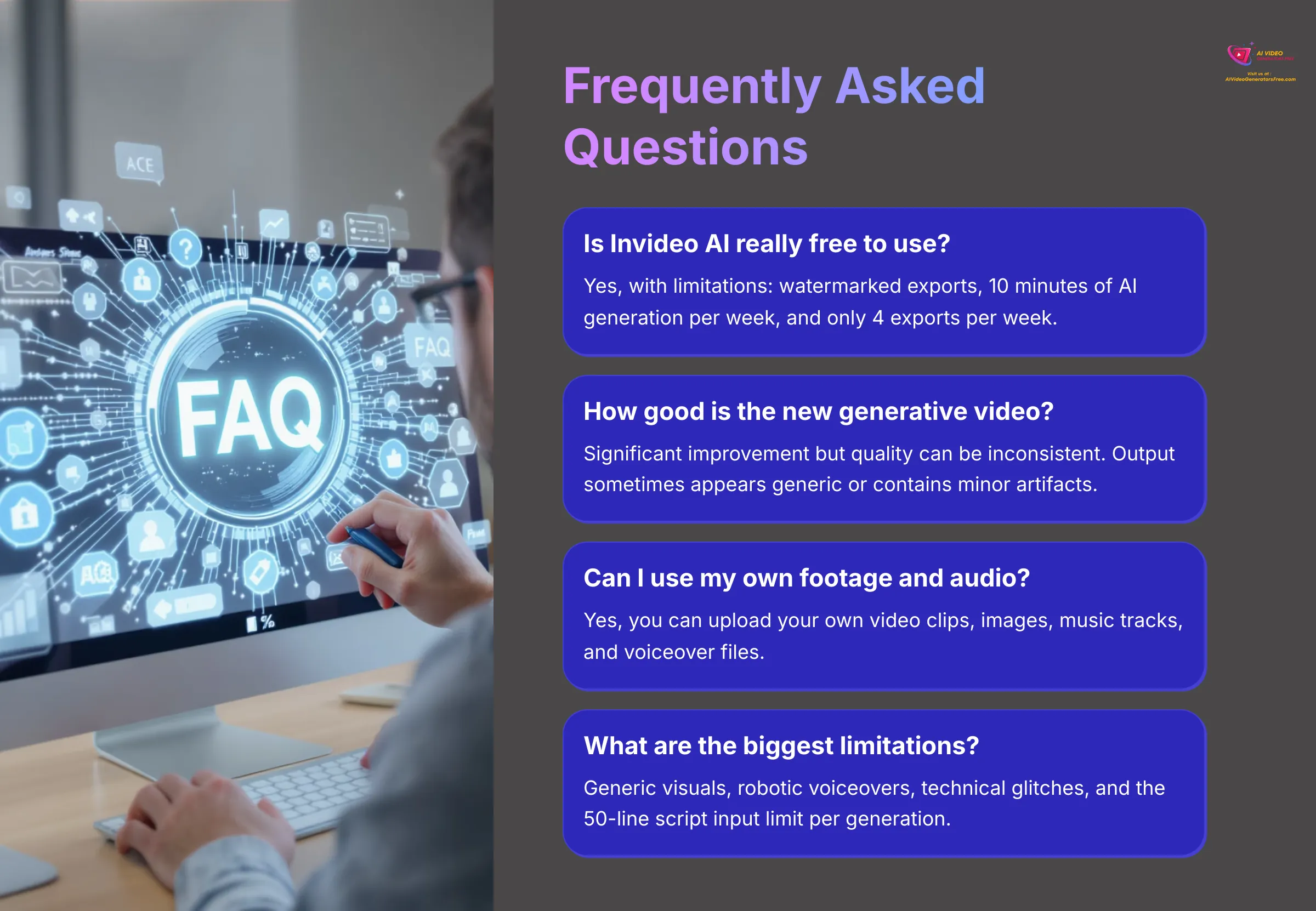 Frequently Asked Questions about Invideo AI