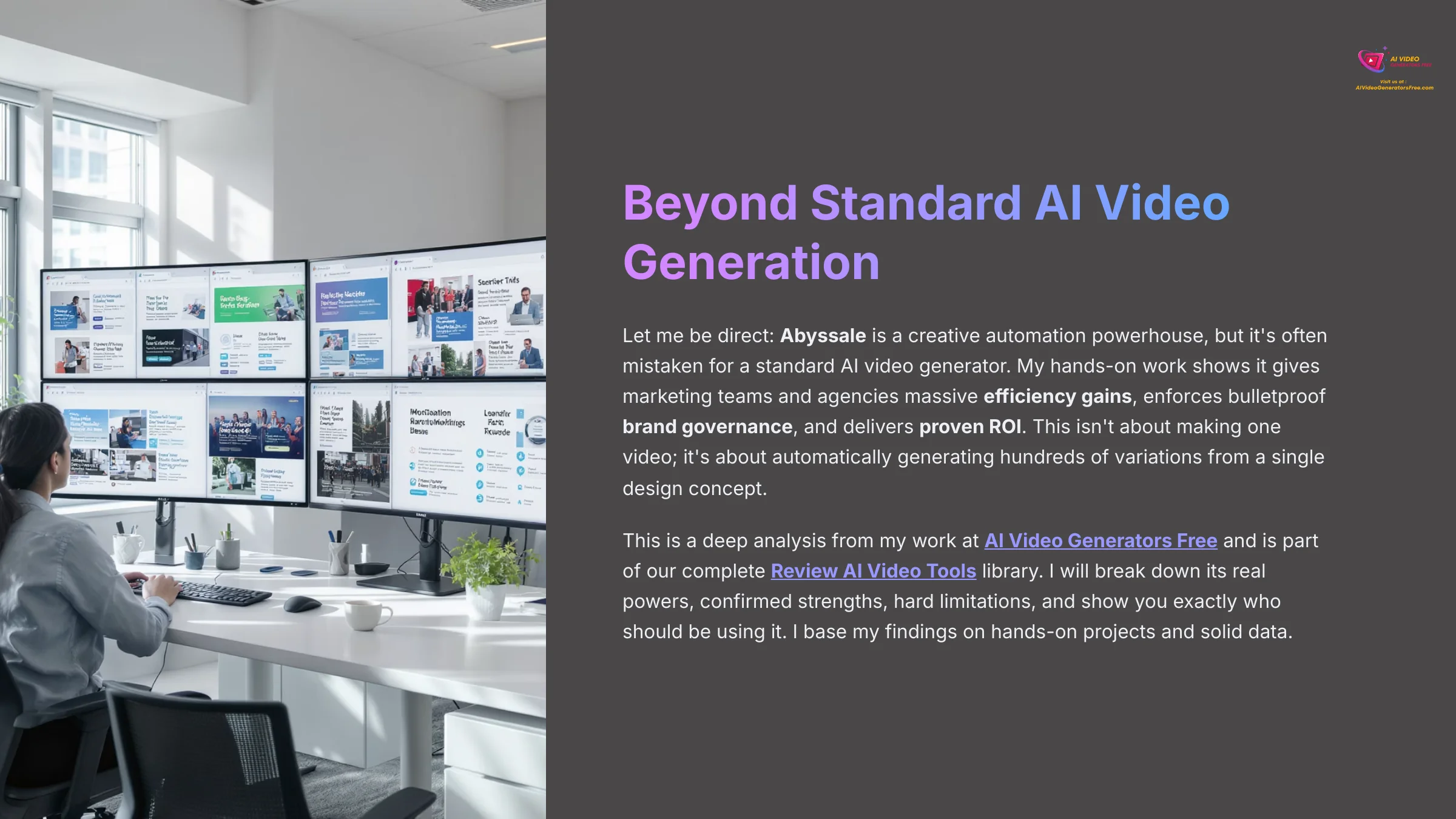Beyond Standard AI Video Generation