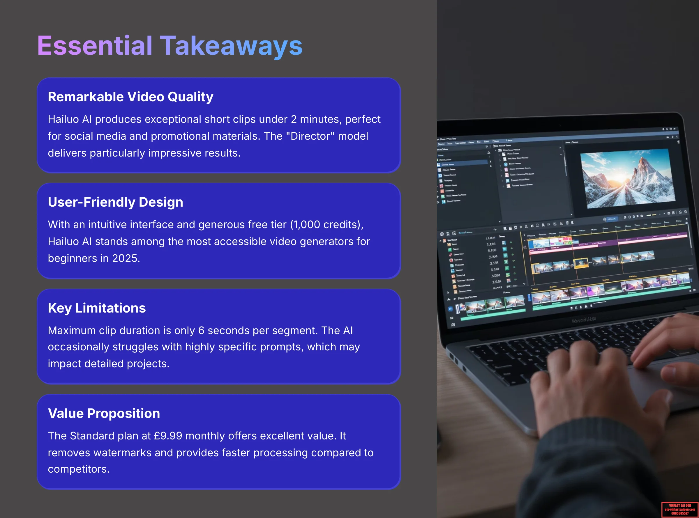 Essential Takeaways - AI Video Generators Free